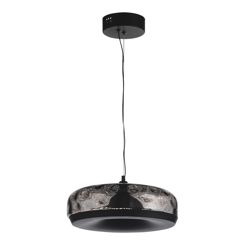 Подвесной светильник 34*200 см, LED, 42W,  3000К, ST-Luce Ripple SL6014.403.01 черный