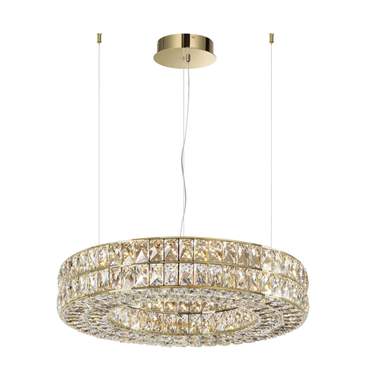 Люстра 60*60*120 см, 1 LED*52W, 4000 К, Odeon Light Panta, золотой 4926/52L