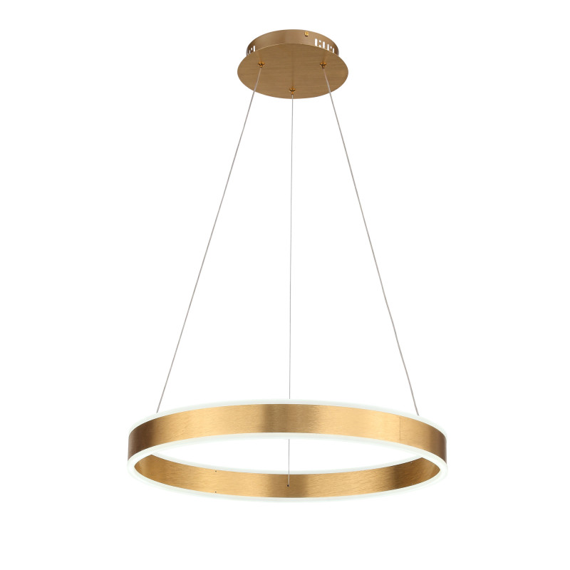 Люстра подвесная 60 см, 40W 3000K-6000K ST LUCE ONZE SL944.203.01 Анодированный золотой