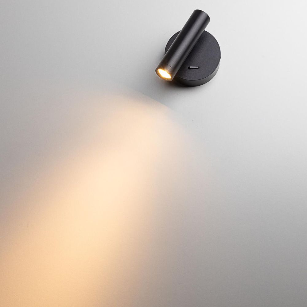 Светильник 11 см, 3W, 3000K, Citilux DEKART CL704101, черный