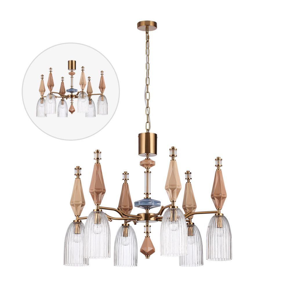 Светильник 81 см, Odeon Light 5414/6, бронза