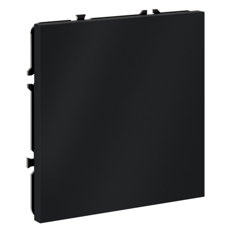 Заглушка Voltum S70 с суппортом, графит пластик Soft touch VLS080107