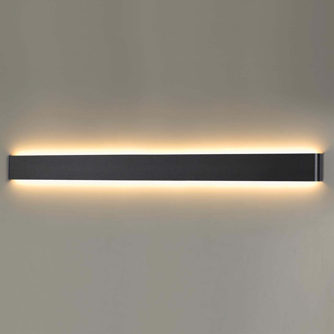 Светодиодный светильник 120 см Odeon Light Framant 4294/40WL, 40W LED, 3000K, черный