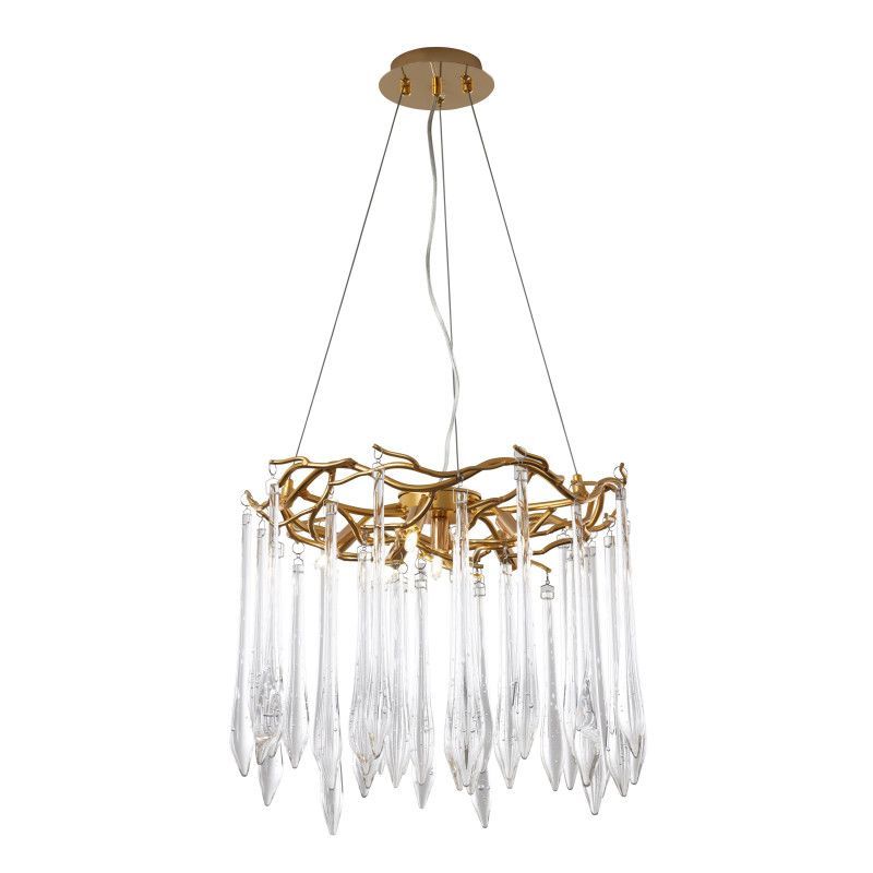 Люстра 50*50*50-145 см, 6*G9*40W, Modestyle  MS.2102.6 GD, Золото