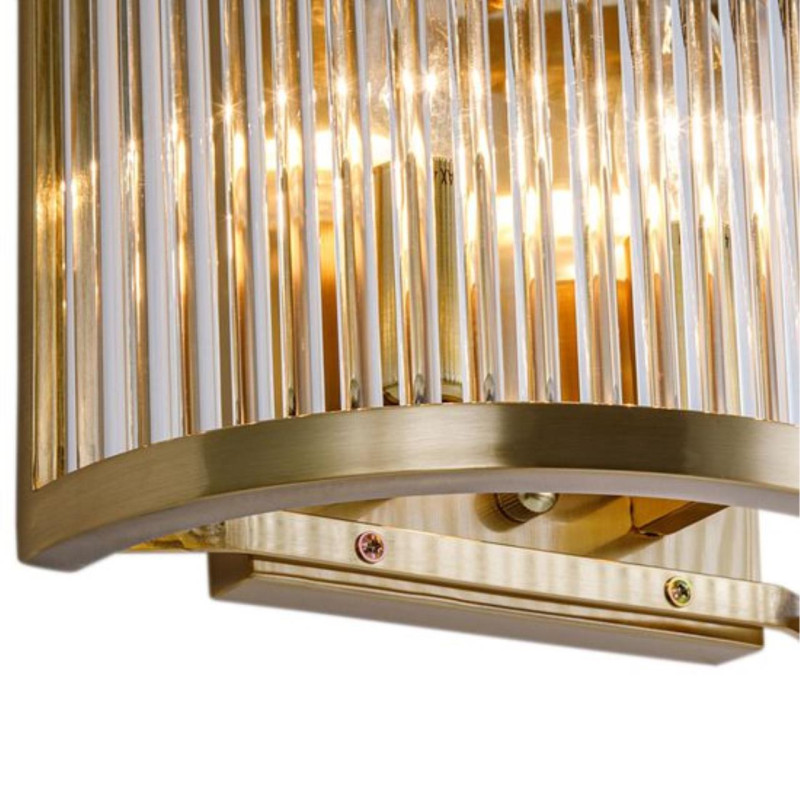 Настенный светильник 25 см, Arte Lamp ANETTA A1065AP-2PB, медный