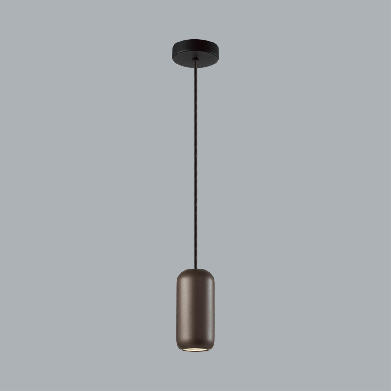 Подвес 7,6*7,6*120 см, 1 GU10*4W, Odeon Light Cocoon, черный 5060/1D