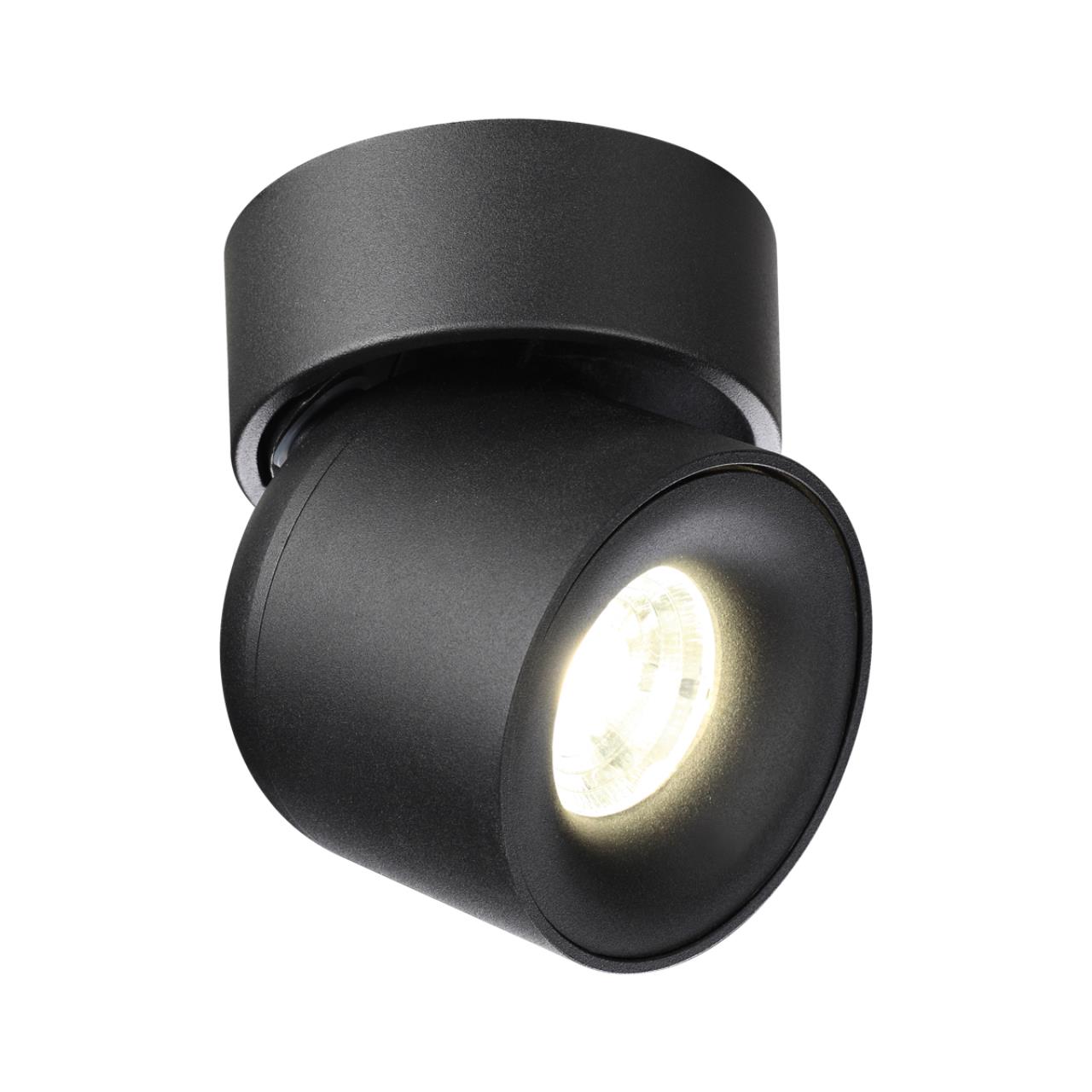 Светильник 9 см, 10W, 4000K, NovoTech OVER GESSO 358809, черный