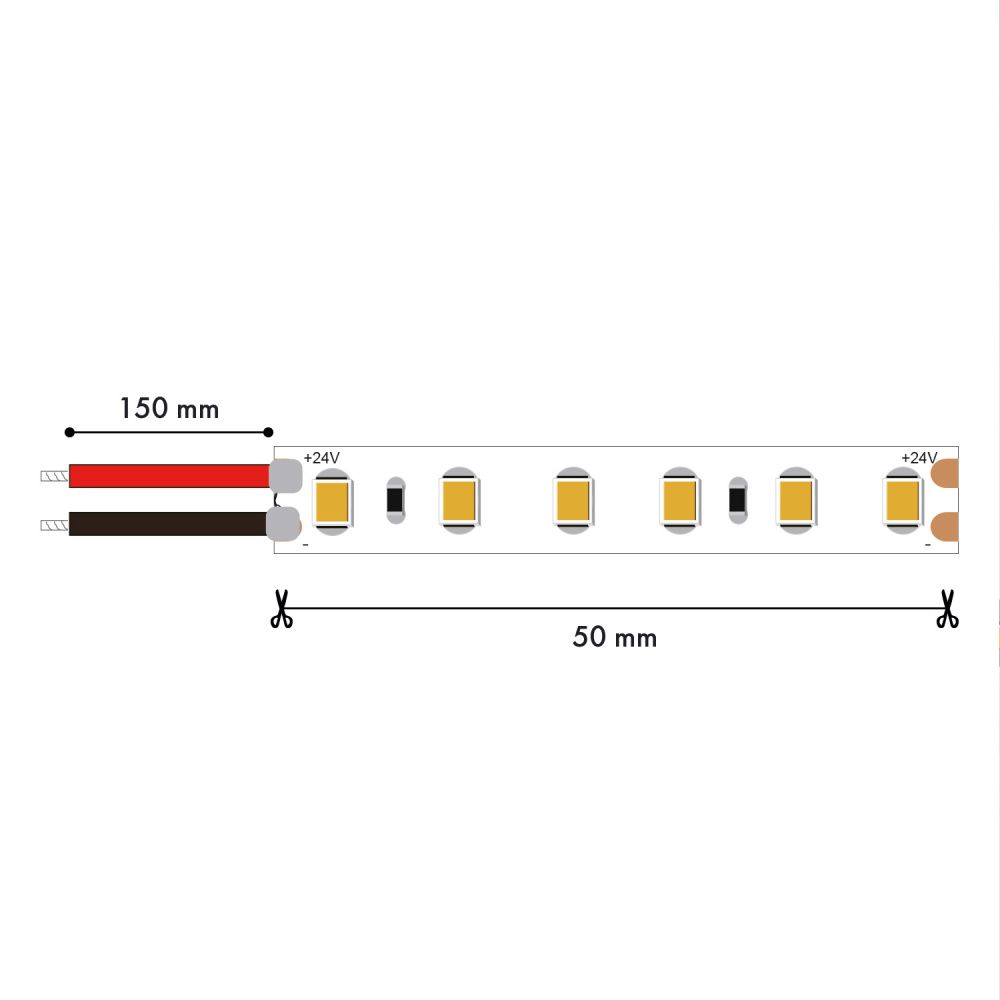 Лента светодиодная 2001-41020, 5M, SMD2835, 9.6W/m, 4000K, IP20 Favourite, Цена указана за 5 метров. Продается кратно 5 метрам.