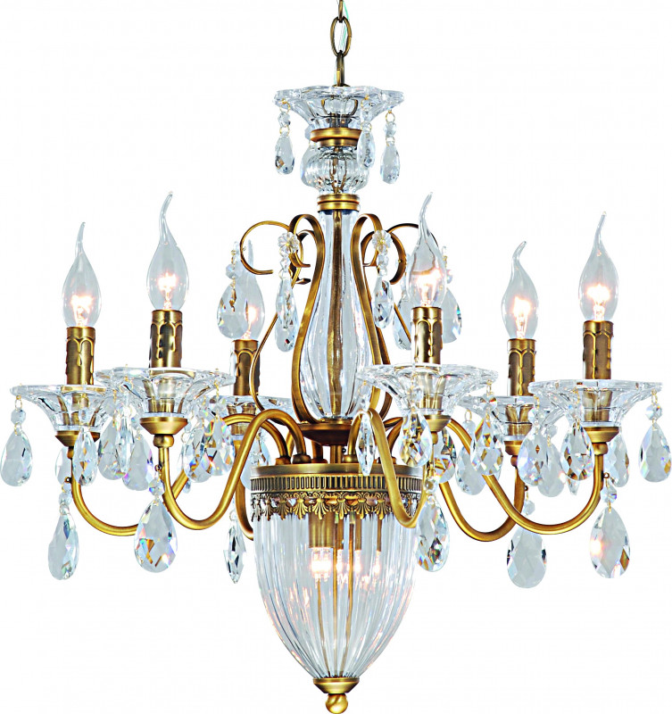 Подвесная люстра Arte lamp Schelenberg A4410LM-6-2SR золото