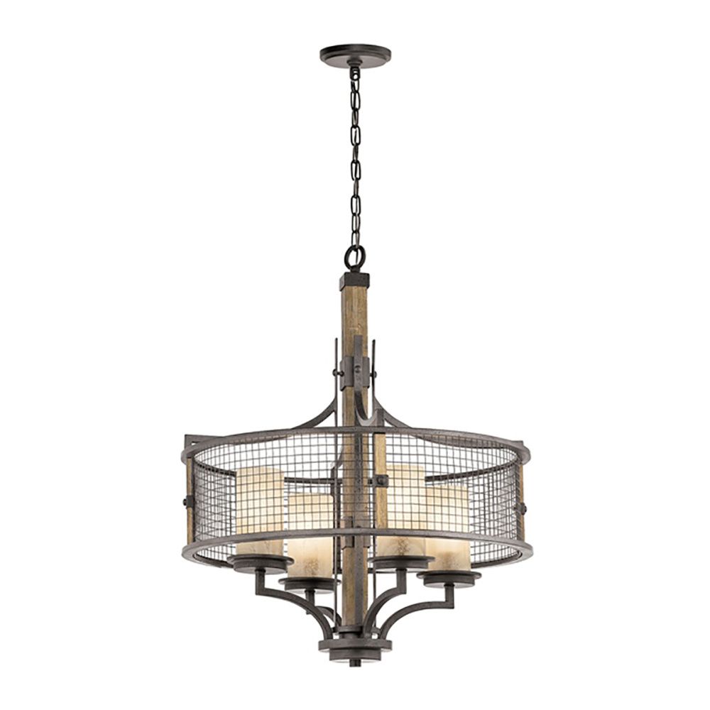 Люстра *61*100-264 см, E27*100W, Natural Concepts Kichler Ahrendale OV-F-IV-GOLD, матовая бронза