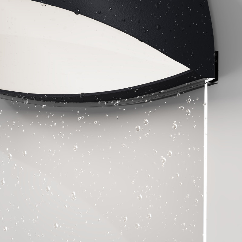 Светильник настенный 16,1*9,9*18,4 см, LED, 7W, 3000К, Maytoni Gloss O447WL-L7GF3K серый