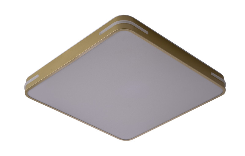 Накладной светильник 50*50*5 см, LED, 72W, 4000K Zortes Gabby ZRS.1215.04, латунный