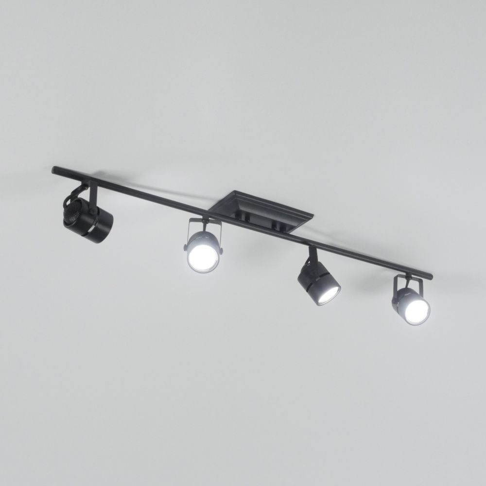 Светильник SPFD-IL.3629 BLACK D840/H200/4/MR16/50W без ламп DINO (1)