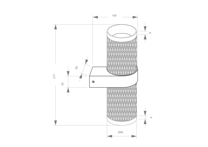 Светильник 22 см, Maytoni Technical Focus Design C069WL-02W, белый