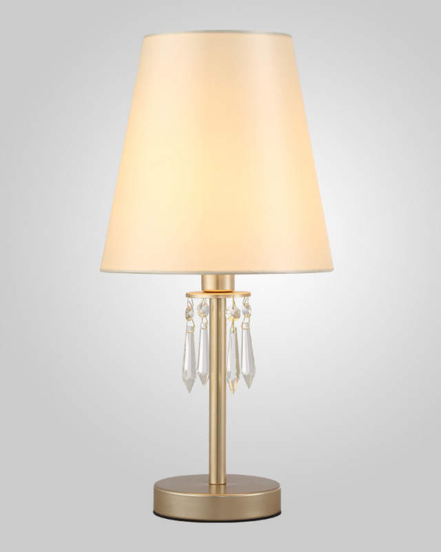 Настольная лампа 22 см, Crystal Lux RENATA LG1 GOLD Золотой