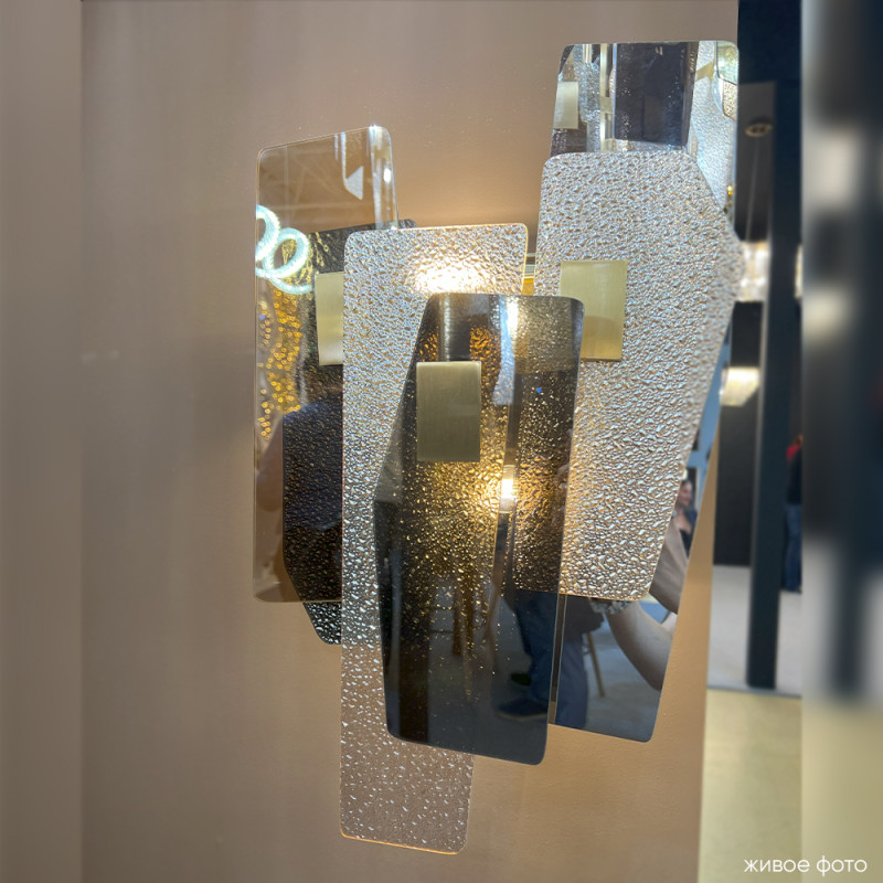 Бра 44 см, Crystal Lux POINT AP2, латунь