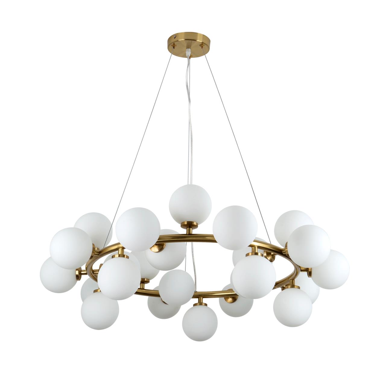 Подвесной светильник 80*30/110 см, 25*G9 MODESTYLE MS.6033.25 BS латунь