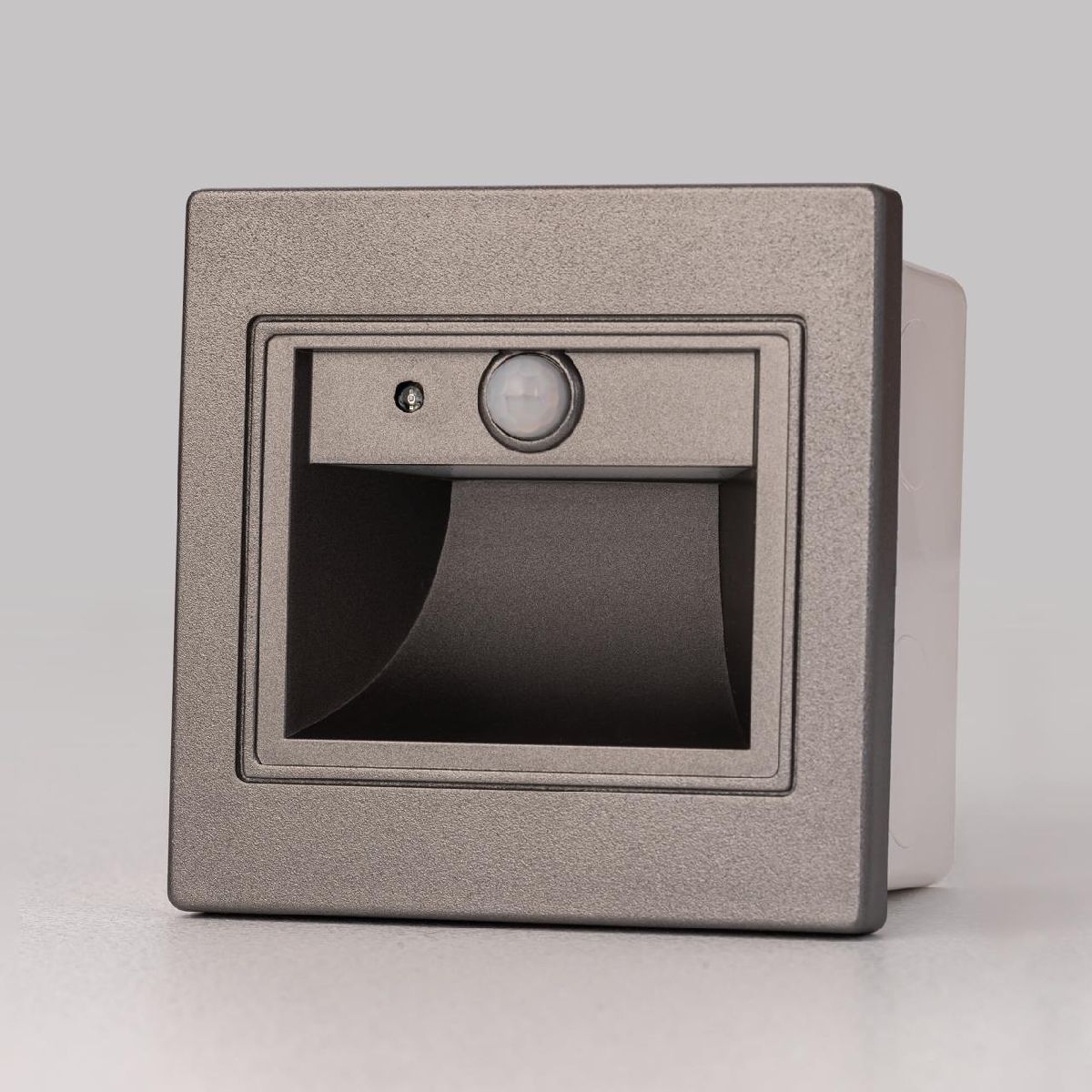 Подсветка для лестниц и ступеней 9 см, 1W, 3000K, Citilux Skally CLD005KS1, графит