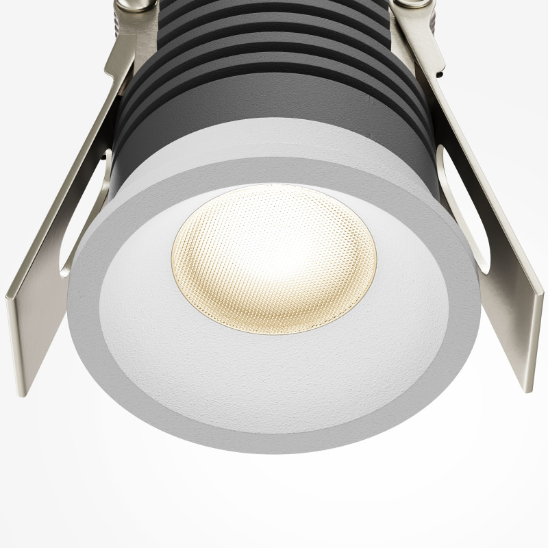 Встраиваемый светильник 3,9*3,9*5,1 см, LED, 7W, 3000К, Maytoni Technical MINI DL059-7W3K-W белый