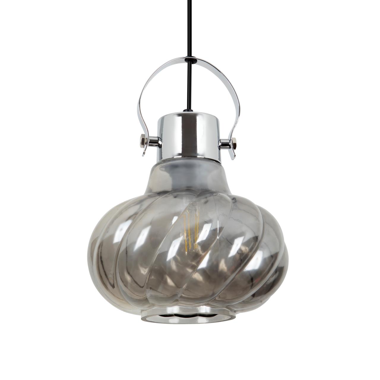Подвесной светильник 22*22*104 см, Е 27 1x60W, Чёрный, Хром MODEMODERN MD.1189.220 SM