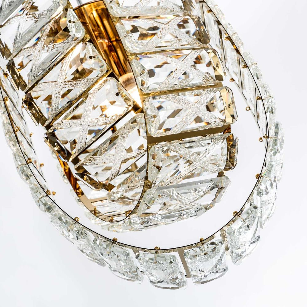 Подвесная люстра 20x20x50см, G9, 2xG9Вт, , Modelux ML.755.2 GD Золото