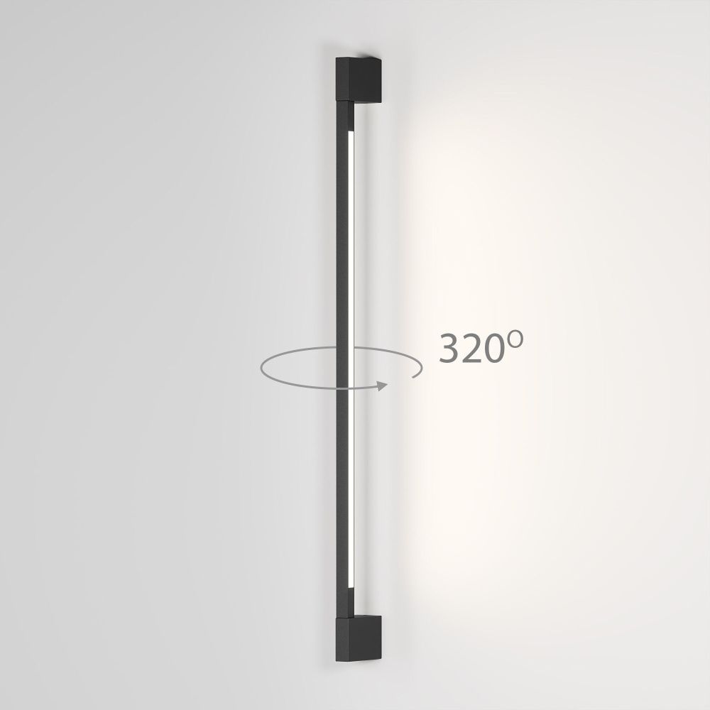 Светильник садово-парковый 90 см, 8W, 4000K, Elektrostandard Argos 35122/D, черный