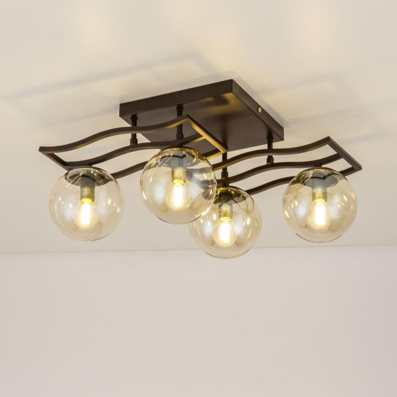 Светильник Citilux Бриз CL106245, коричневый