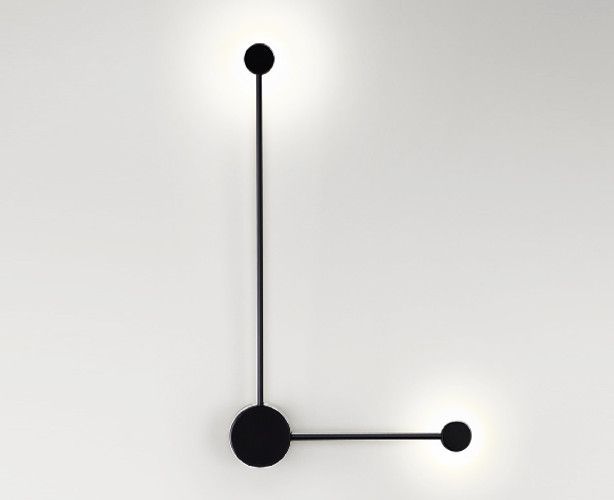 Настенный светильник 70 см, 7W, 3000K, Italline IT03-1436 black, черный