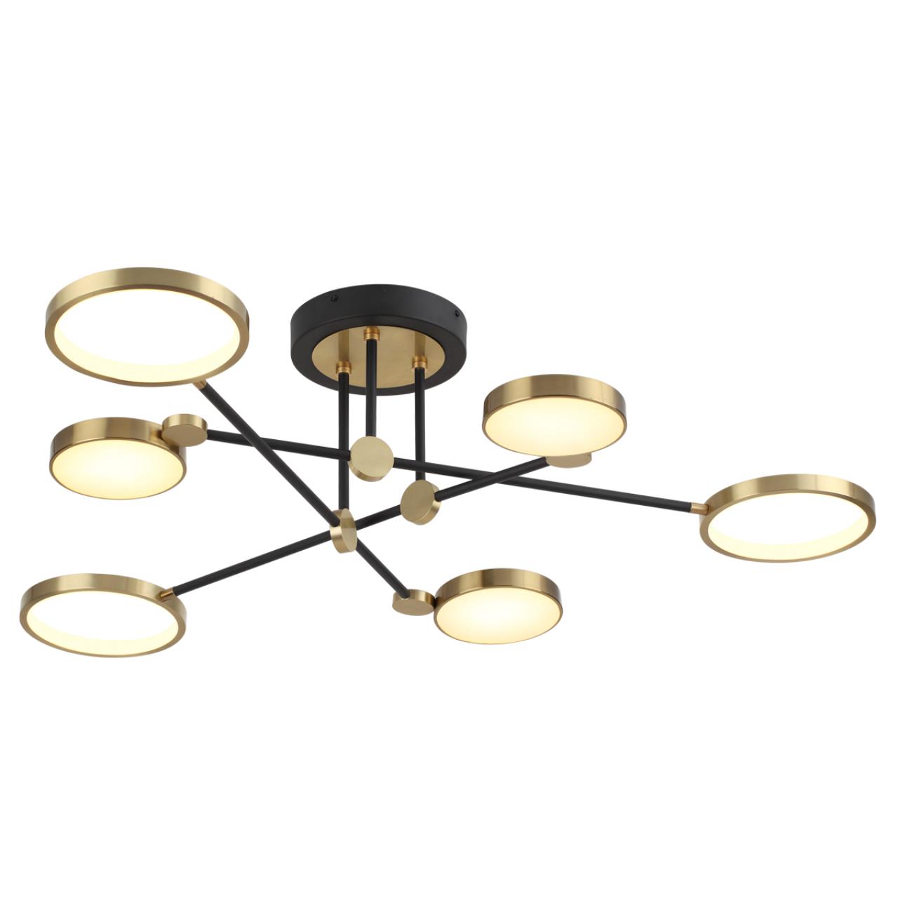 Потолочная светодиодная люстра Диаметр 100 см 60 вт Odeon Light Denzel 4320/60CL