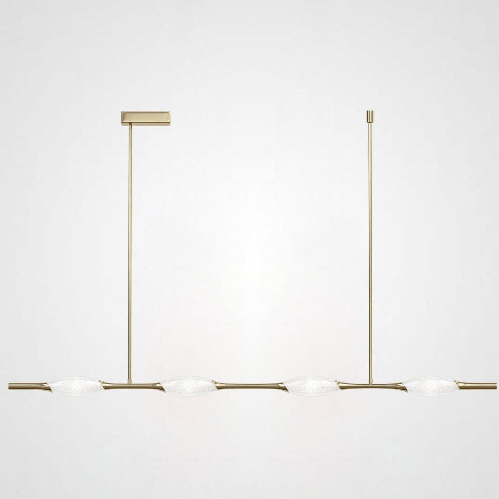 Подвесной светильник FAME B LONG L148 15*20*20 см, 4*LED*10W, 3000, 4000, 6000K, ImperiumLoft fame-b-long01, Медный