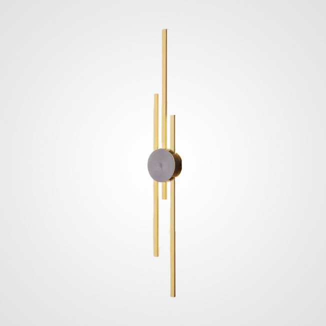 Бра GULL B H94 Brass 12*12*94 см, 3*LED*7W, 3000, 4000, 5000K, ImperiumLoft gull-b01, Чёрный