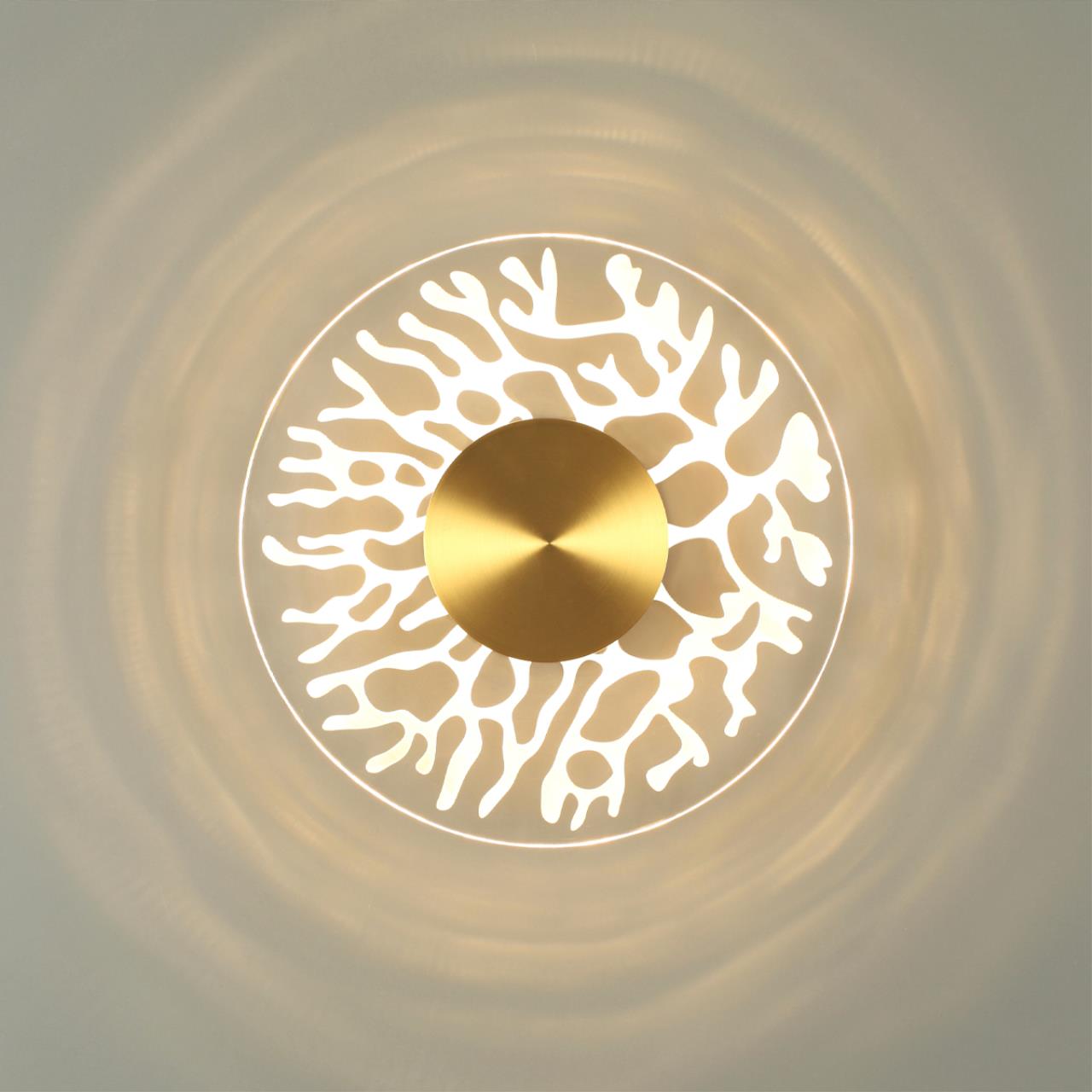 Бра 30*5 см, 9W, 3000K античная бронза Odeon Light Solaris 6627/9WL