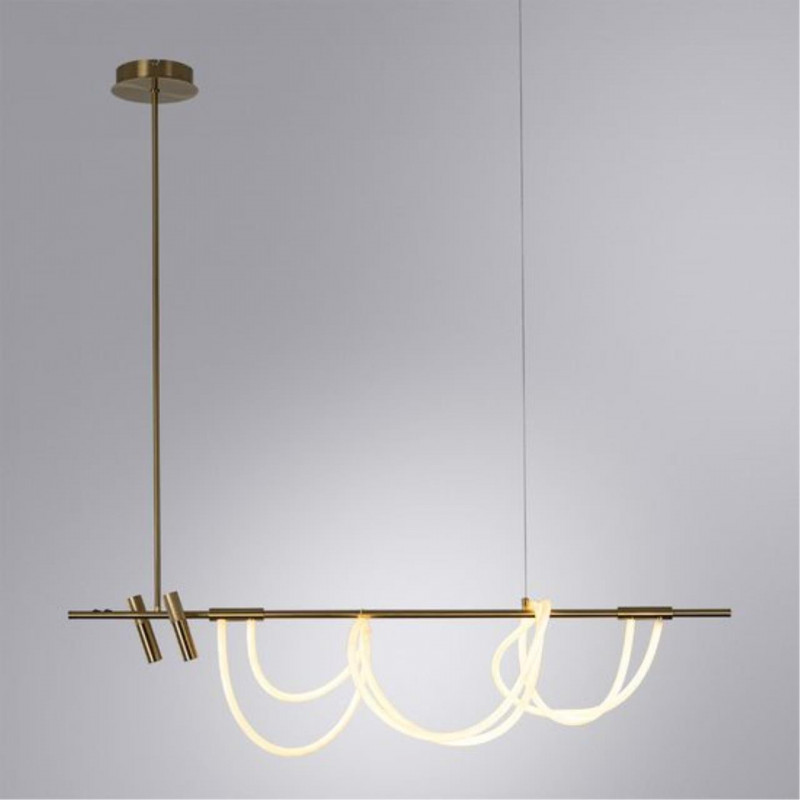 Люстра 150 см, 1*LED 47W 4000K медный Arte Lamp Klimt A2850SP-45PB