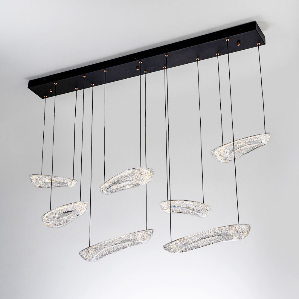 Подвесной светильник 27*120 см MODESTYLE MS.2333.7 BK