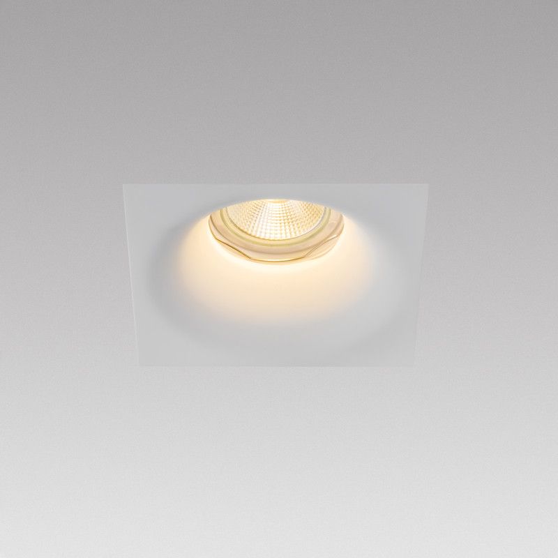 Встраиваемый светильник 12*12*-4 см, 1*GU10*12W, Lightstar Anello 002000, белый