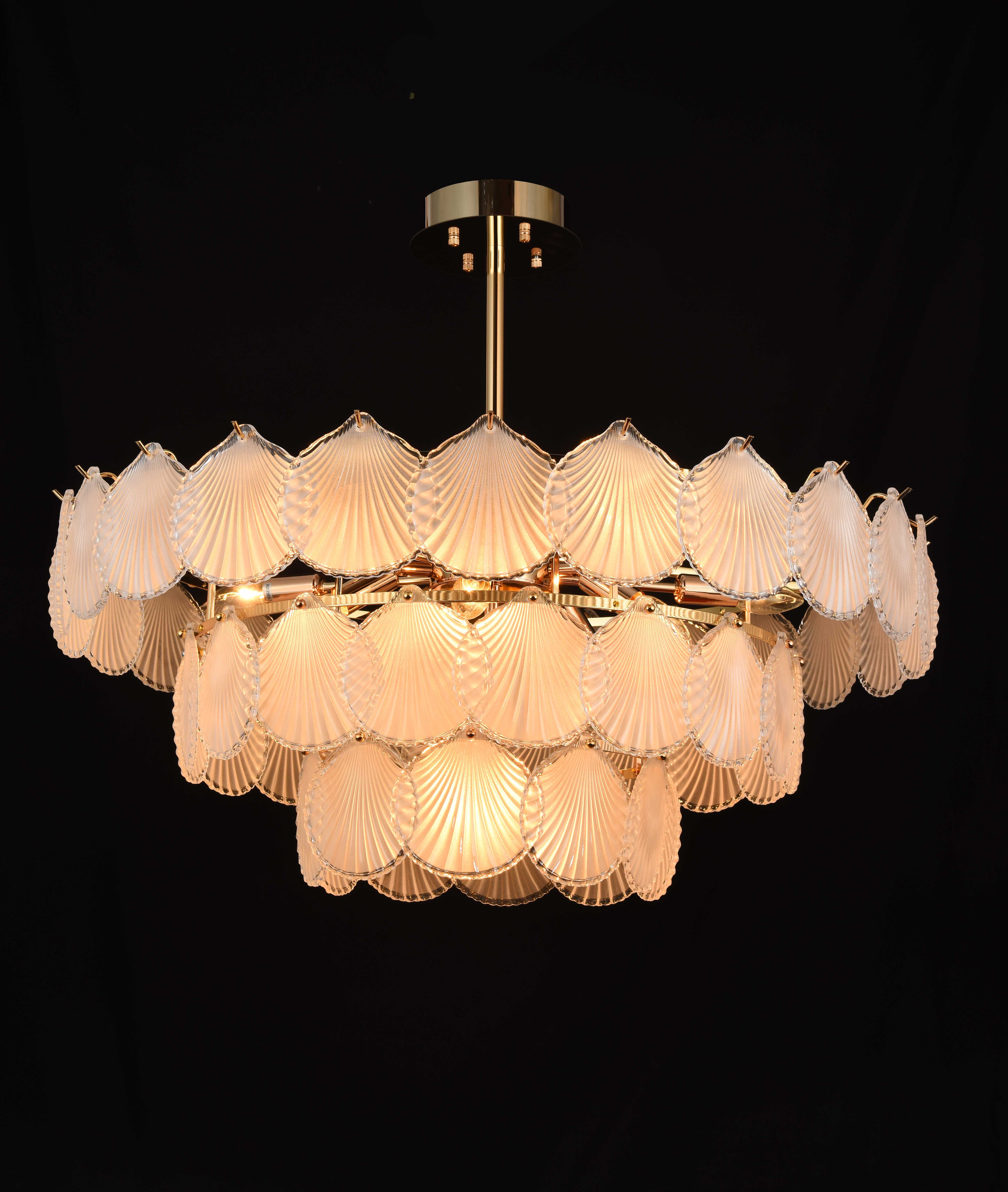 Люстра 800*370, 12*E14, 40W NewRgy Cristallo 5162/800 GD, Золото