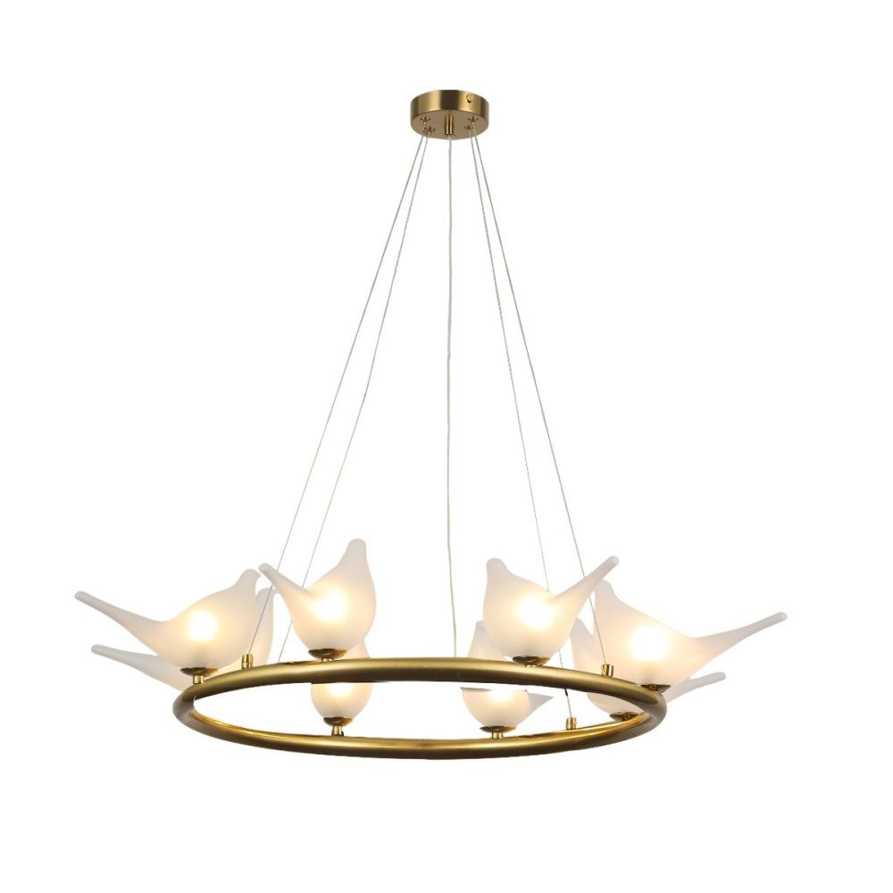 Люстра 93*93*120 см, 8*G9 Gerhort G31213/8BRS WT, Бронза