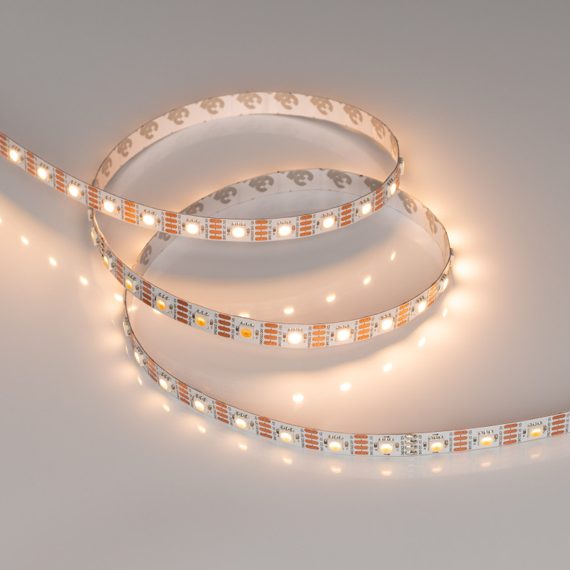 Лента SPI-B60-10mm 12V Warm2700-PX1-RAM (9.3 W/m, IP20, 5060, 5m) (Arlight, бегущий огонь) 033438. Цена указана за 5 метров. Продается кратно 5 метрам.