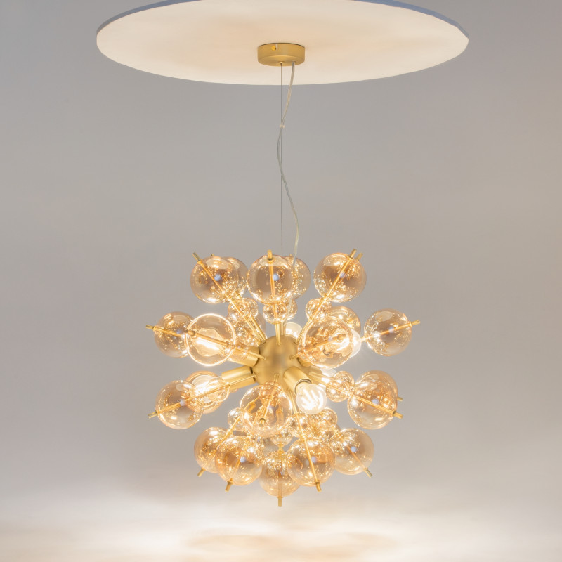 Подвесная люстра Maytoni Bolla MOD133PL-06BS, диаметр 57 см, латунь