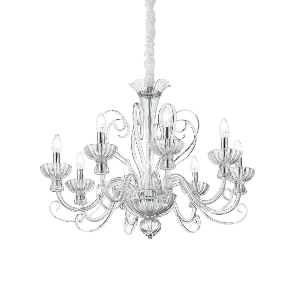 Люстра подвесная ideal lux Alexander SP8 Е14 090269. 68/52/48 см