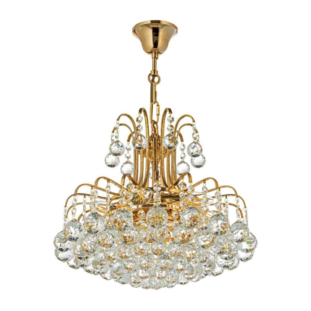 Люстра подвесная *40*34 см, 6*E14*40W, Arti Lampadari Alanno Alanno E 1.5.40.100 GB, Золото с чернением