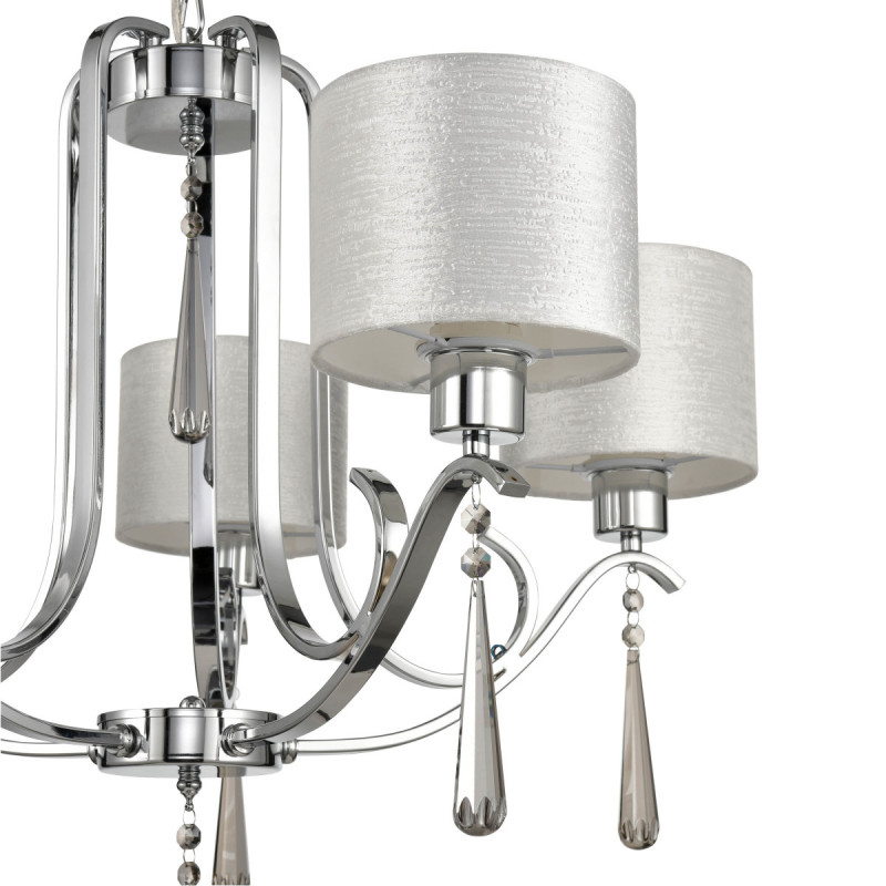 Подвесная люстра  60*100 см, 5*E27 хром Vele Luce Platonico VL1623L05