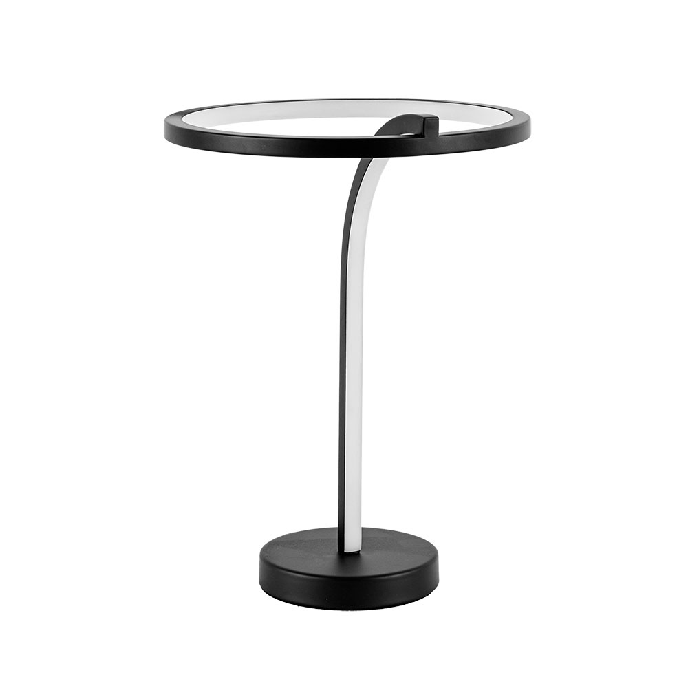 Настольная лампа 40*30 см, 1*LED, 16W, 4000K Arte Lamp Enigma A2974LT-16BK, Черный