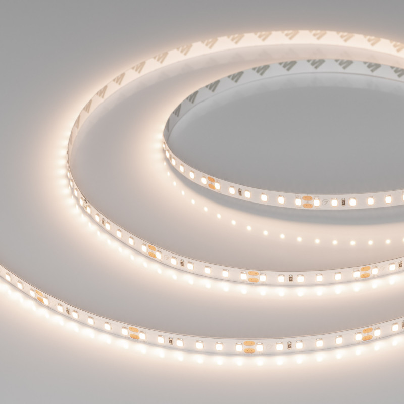 Лента UL-A120-8mm 24V Warm3500 (9.6 W/m, IP20, 5m) (Arlight, 7 лет) 042296. Цена указана за 5 метров. Продается кратно 5 метрам.