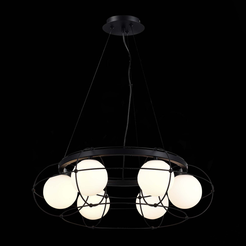 Люстра подвесная 61 см, ST LUCE BEATA SL1189.403.06 Черный