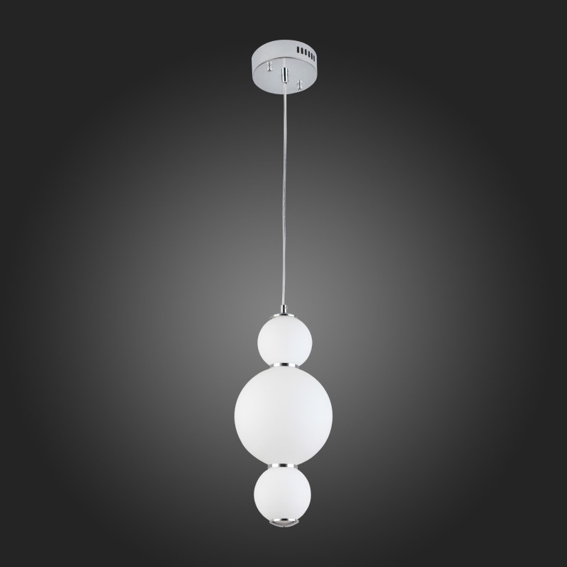 Светильник подвесной 18 см, 12W 3000K ST LUCE NEPAZZO SL1583.113.01 Хром