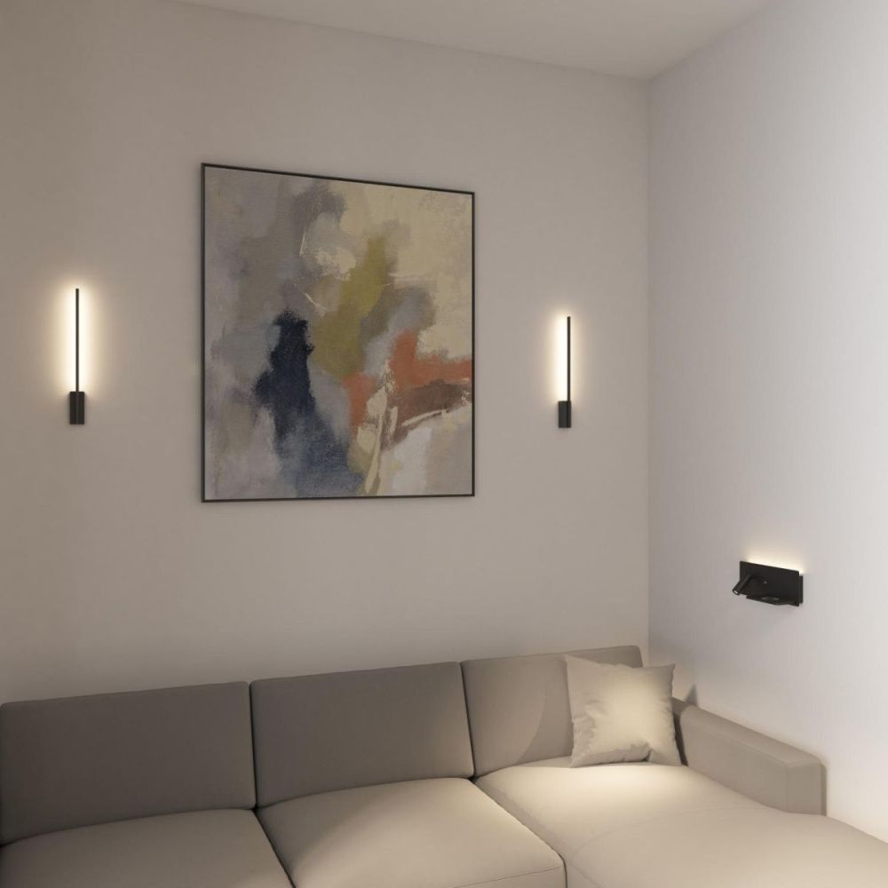 Бра 30 см, 11W, 3000K, Denkirs Chargelux DK5093-BK, черный