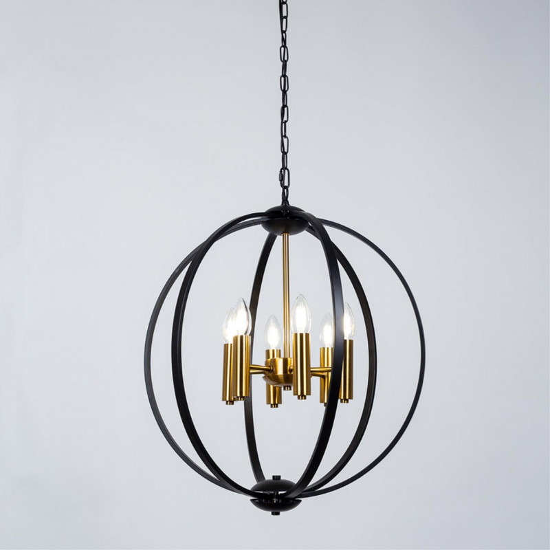 Люстра 50 см Arte Lamp CASTULA  A7013SP-6BK черный