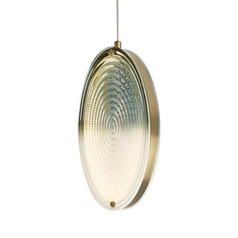 Светильник 14 см, 8W, 3000L, Freya Lolli FR6139PL-L8BS1, латунь