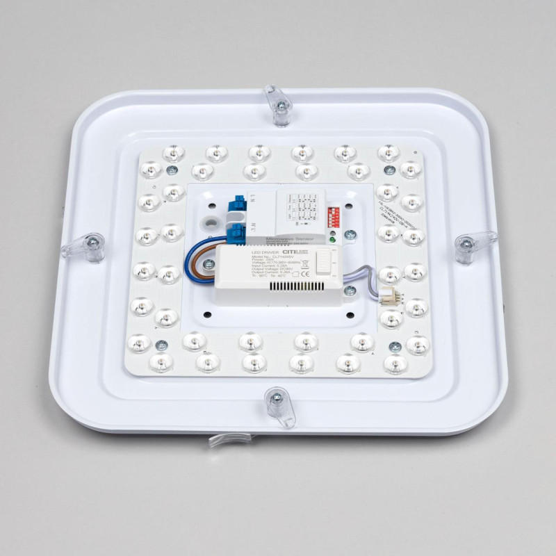 Светильник 28 см, 24W, 3000K-4000K-5500K Citilux Симпла CL714K24SV белый